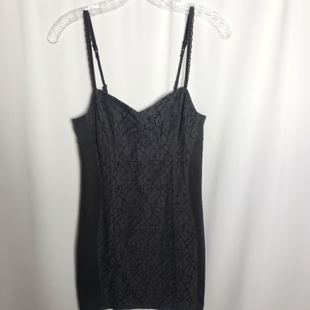 American Eagle Outfitters, Womens Lace Dress, Dark Gray, Stretch, Size 4